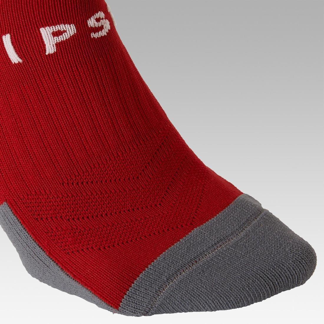 Kids' Football Socks Viralto Club, Scarlet Red, , large image number 7