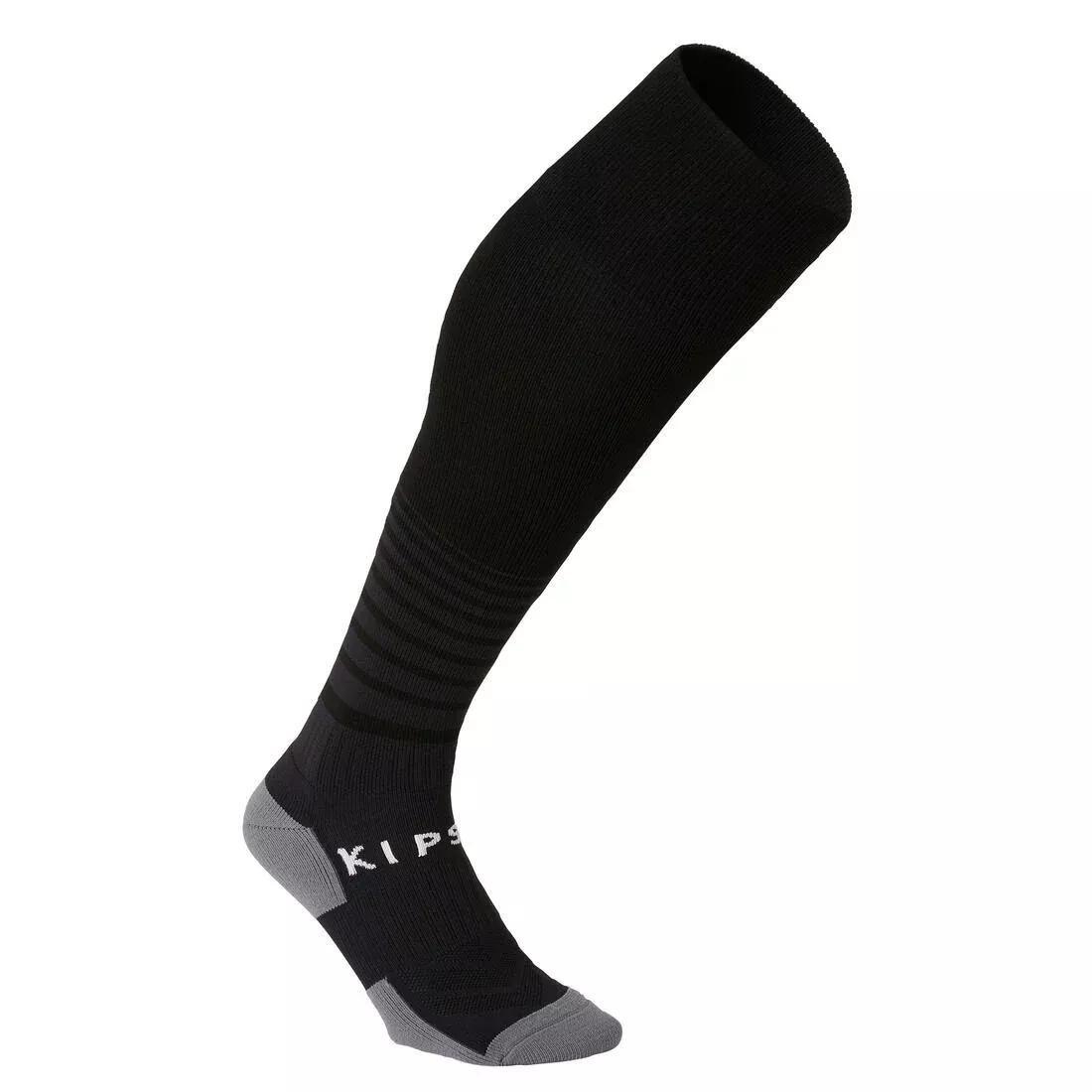 Kids' Football Socks Viralto Club, Black, No Color, medium