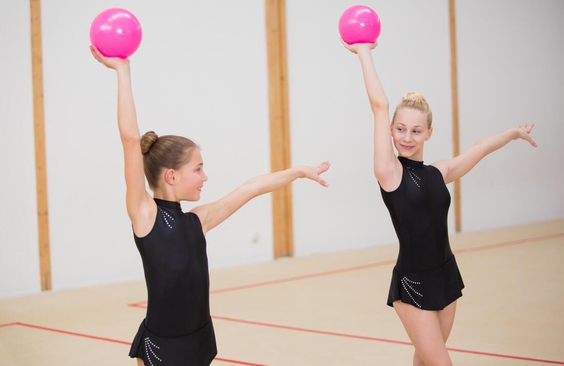 Rhythmic Gymnastics (Gr) Ball , Fluo Coral Pink, No Color, large image number 7