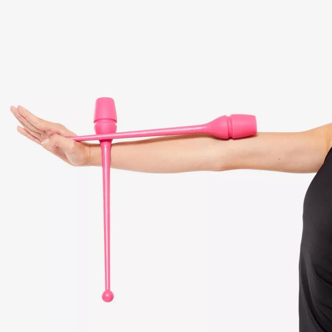 Rhythmic Gymnastics 36cm Connectable Clubs, Pink, No Color, medium