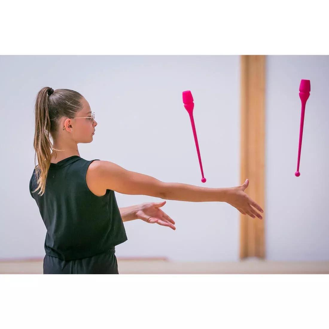 Rhythmic Gymnastics 36cm Connectable Clubs, Pink, No Color, large image number 10