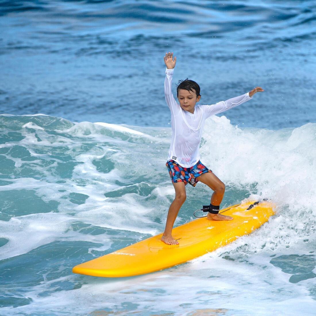 Foam Surfboard 100 6'8 Supplied With A Leash And 3 Fins., No Color, large image number 14
