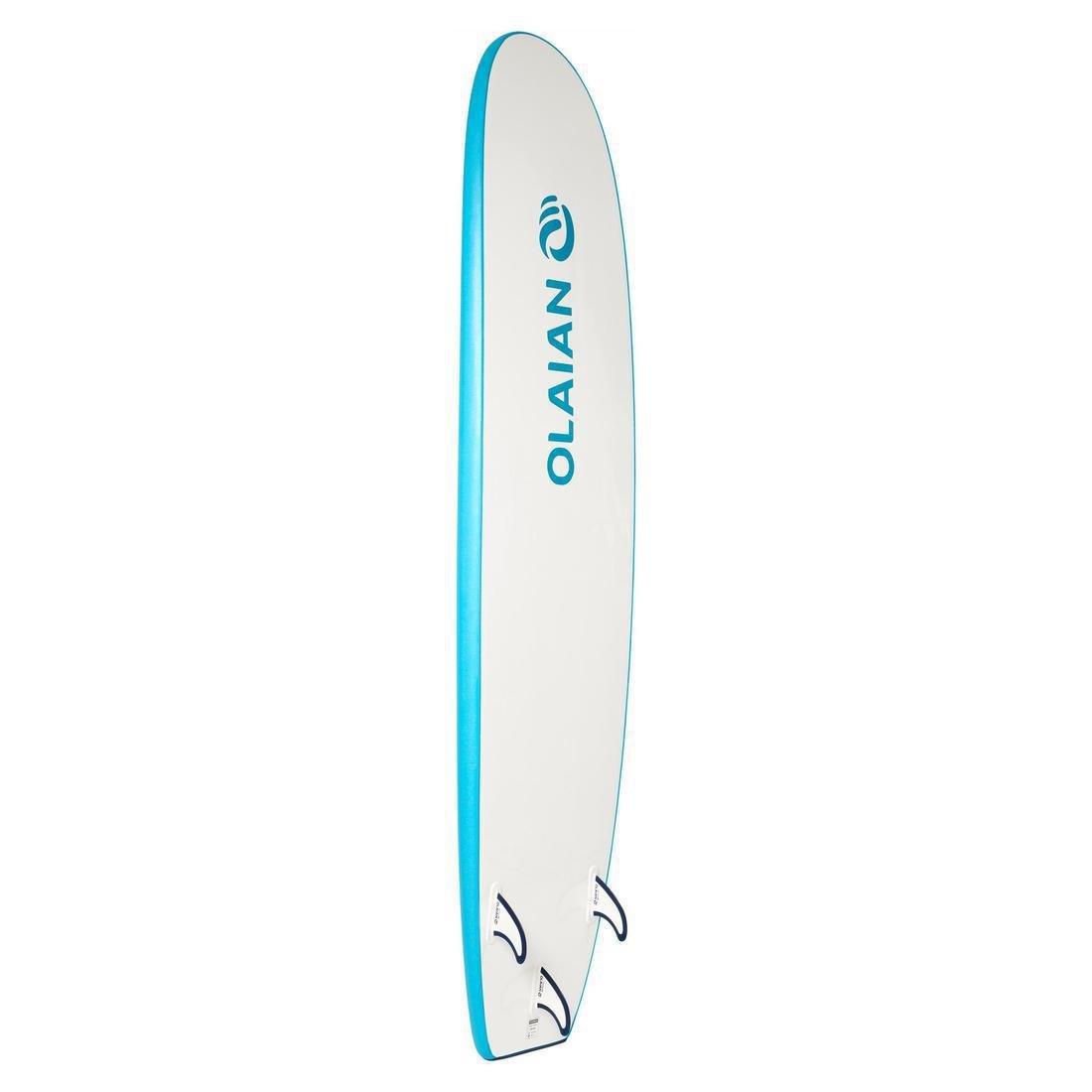 Foam Surfboard 100 8'2 Supplied With A Leash And 3 Fins., No Color, large image number 2