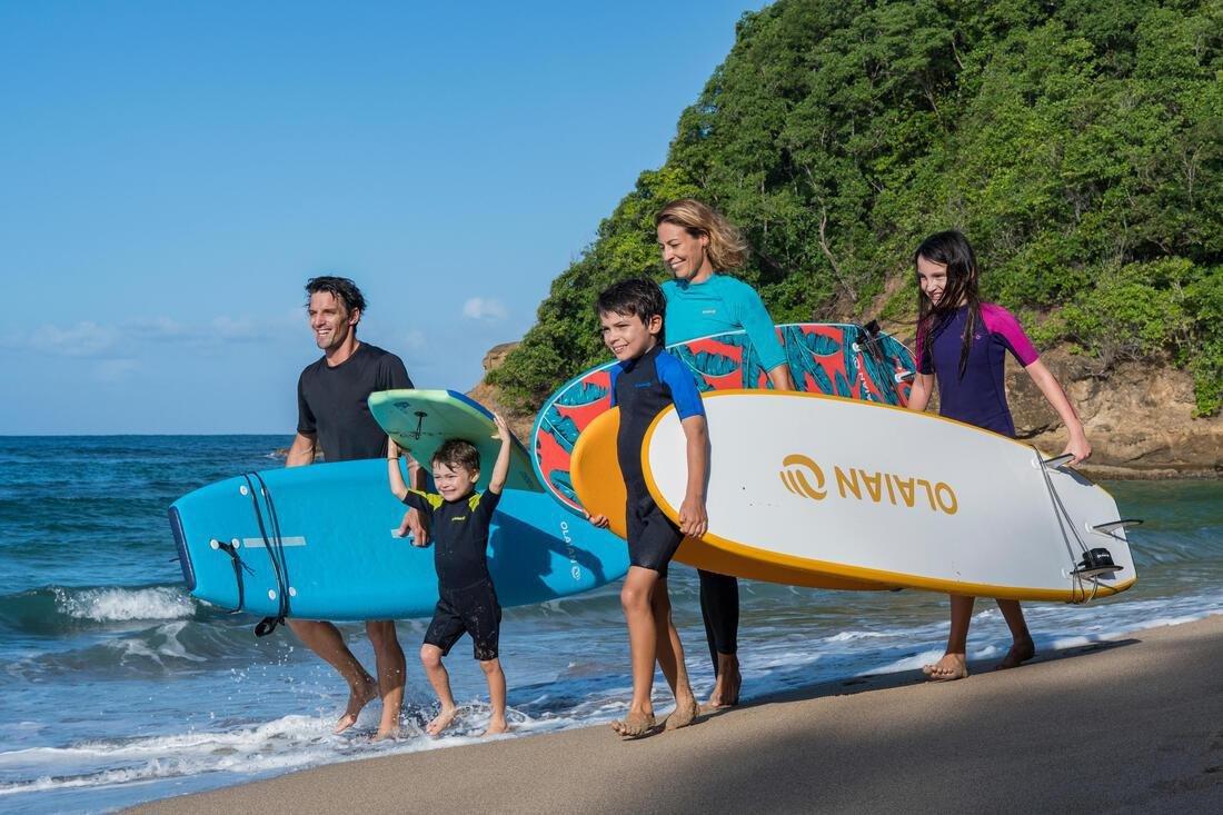 Foam Surfboard 100 8'2 Supplied With A Leash And 3 Fins., No Color, large image number 11