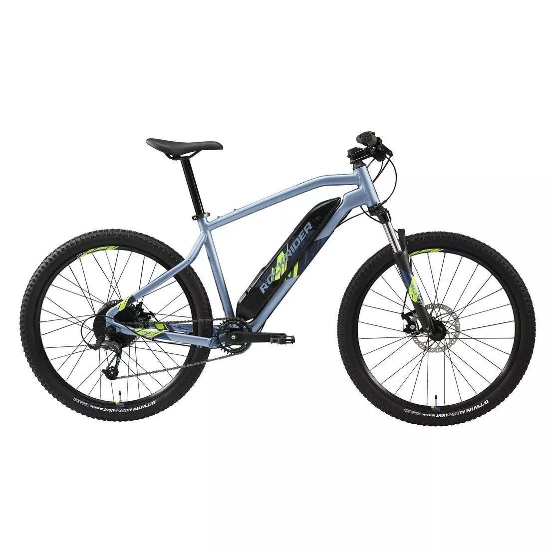 ROCKRIDER - 27.5 Hardtail Electric Mountain Bike - E-ST 100, Blue