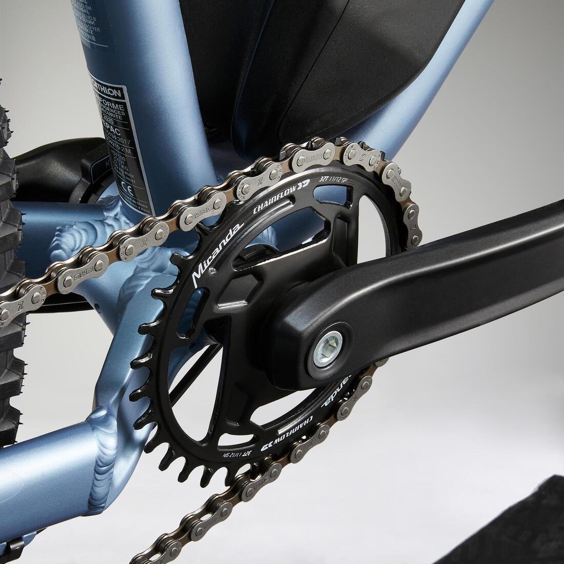 27.5 Hardtail Electric Mountain Bike - E-ST 100, Blue, No Color, large image number 3