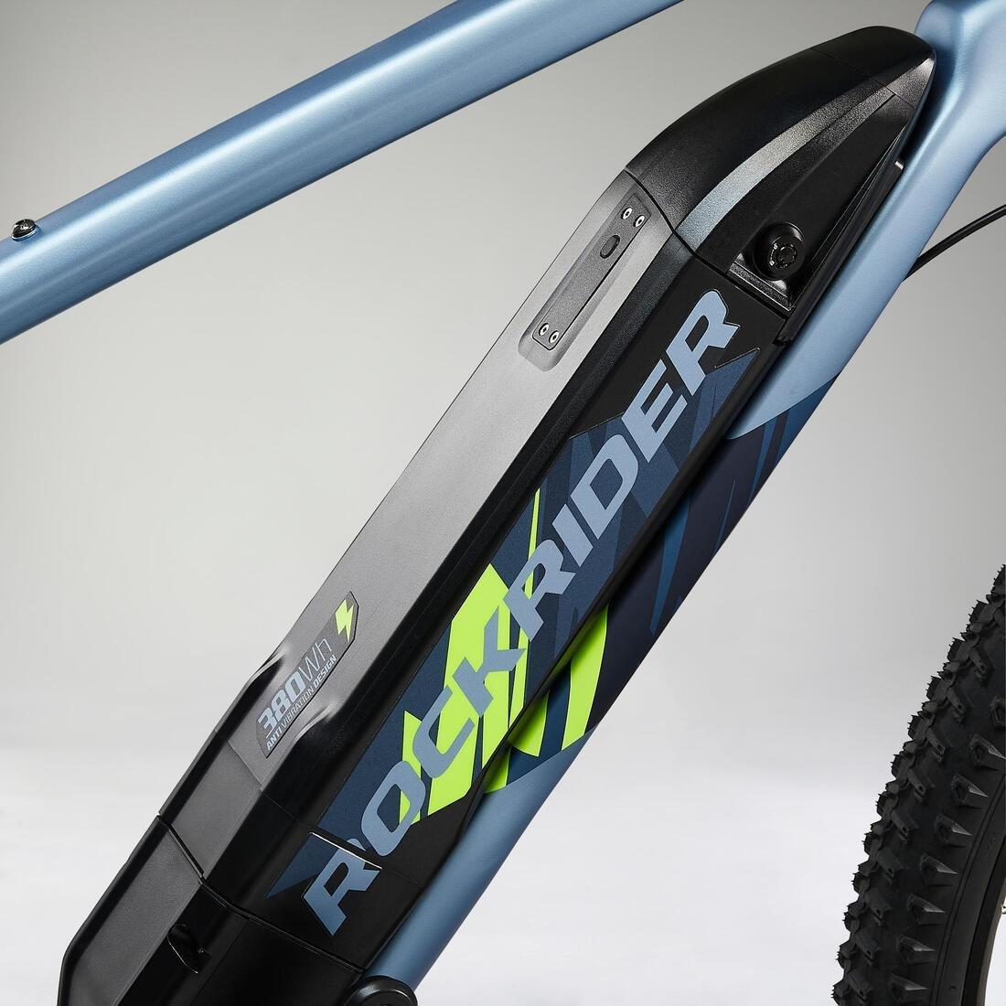 27.5 Hardtail Electric Mountain Bike - E-ST 100, Blue, No Color, large image number 10
