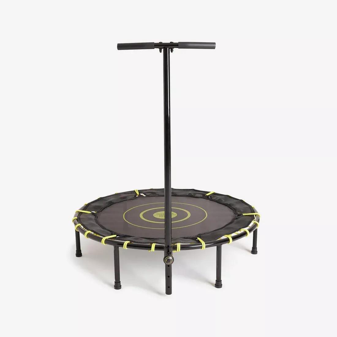 Fitness Trampoline With Front Bar - Fit Trampo 500, Black, No Color, large image number 0