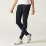 DOMYOS - Warm Slim-FitFitness Jogging Bottoms With Zippe Pockets, Navy Blue