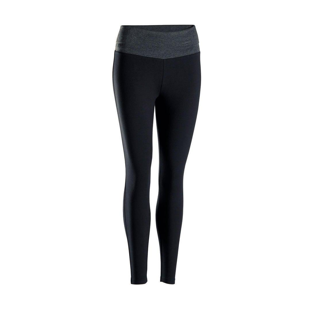 Womens Eco-Designed Gentle Yoga Leggings, Black, , large image number 2