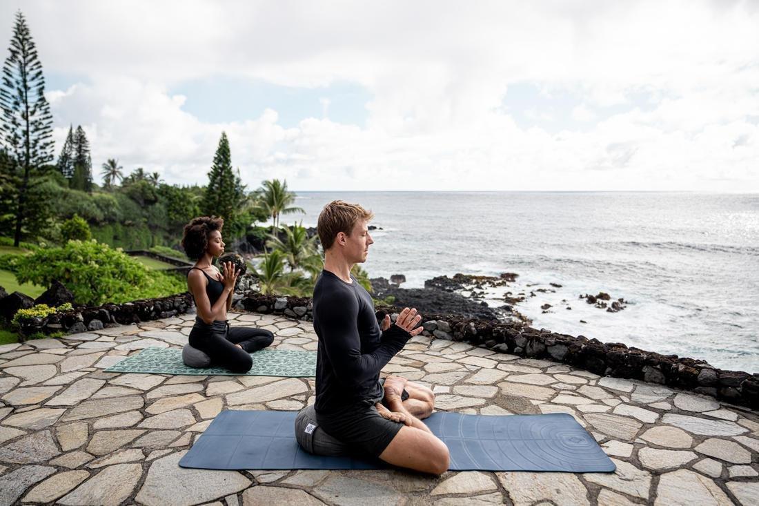 Women Eco-Designed Gentle Yoga Leggings, Black, No Color, large image number 11