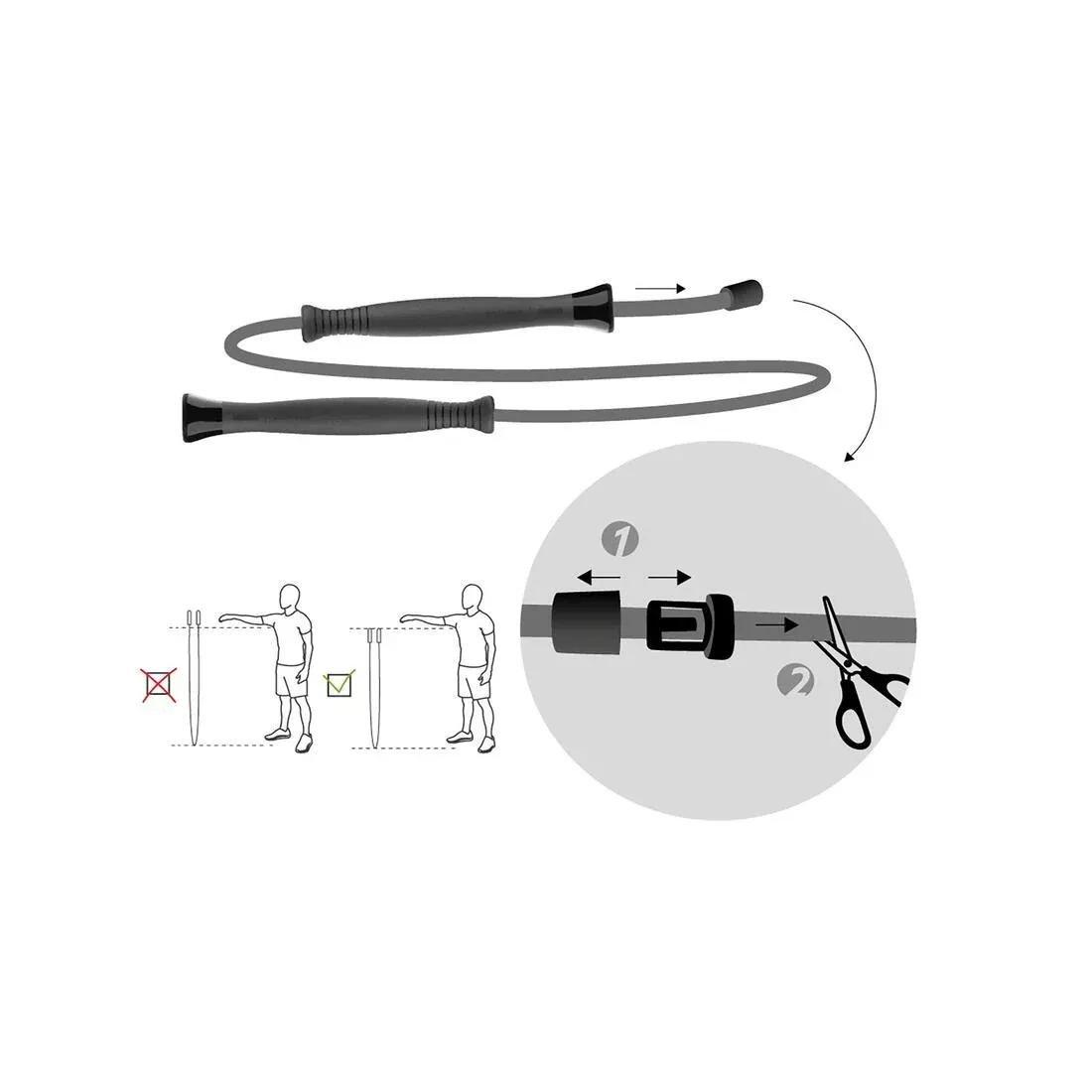 JR100 Skipping Rope, Black, No Color, large image number 8
