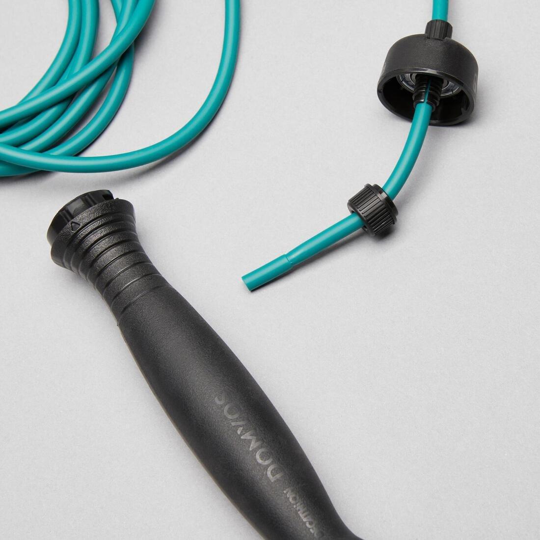 Rubber Skipping Rope JR500, Green, No Color, large image number 2