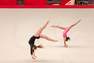 DOMYOS - Girls Artistic Gymnastics 3/4-Sleeve Leotard, Blue