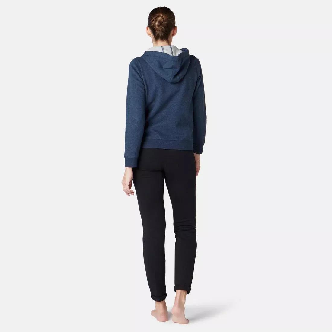 Warm Zippe Fitness Hoodie, Grey, , large image number 6