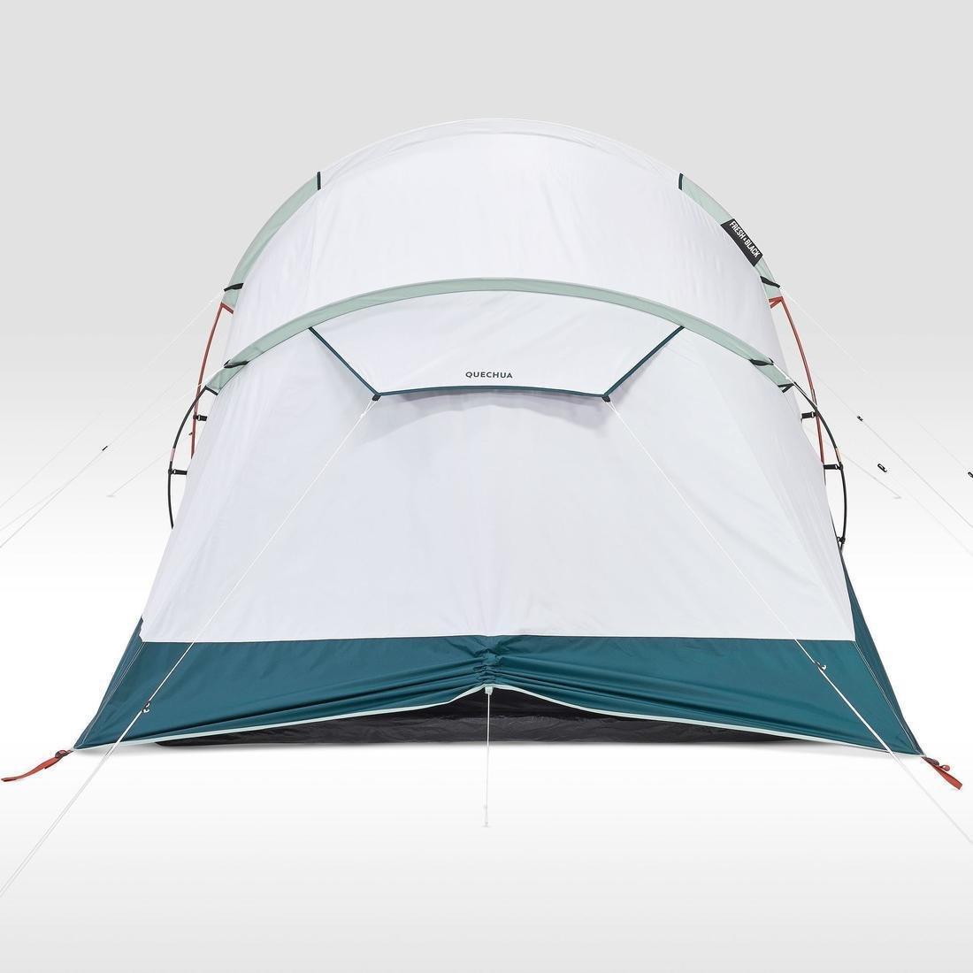 Nature Hiking 4 People 2 Bedrooms Camping Tent With Poles, No Color, large image number 8