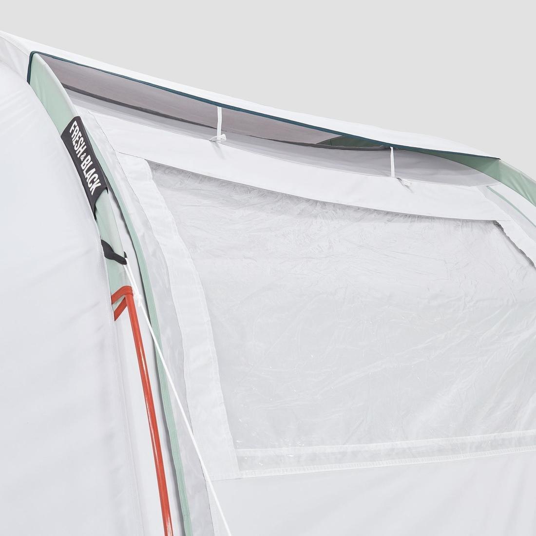 Nature Hiking 4 People 2 Bedrooms Camping Tent With Poles, No Color, large image number 10