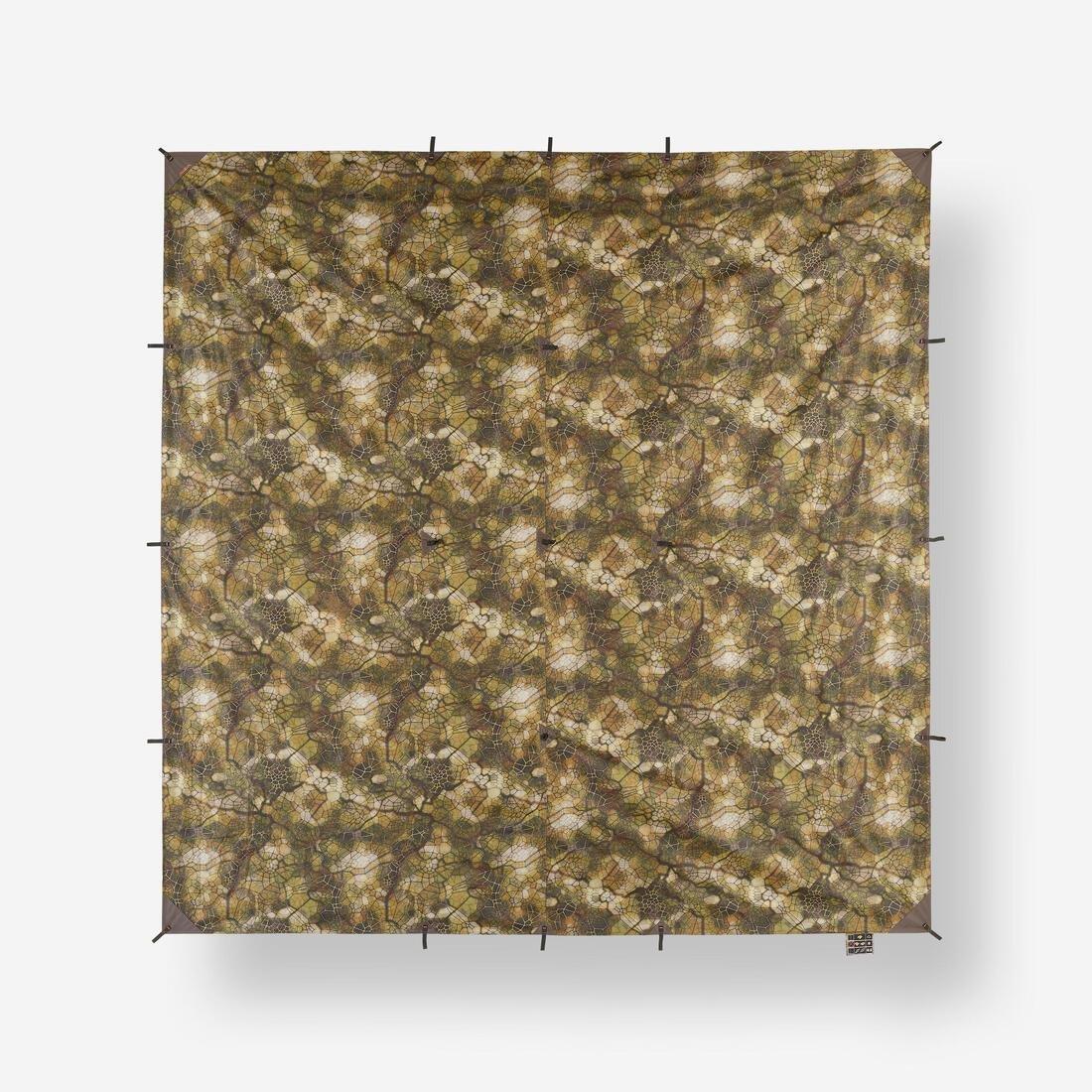 TARP Bushcraft 2.95&nbsp;x&nbsp;2.8 m Waterproof Camouflage Furtiv, Multicolour, No Color, medium
