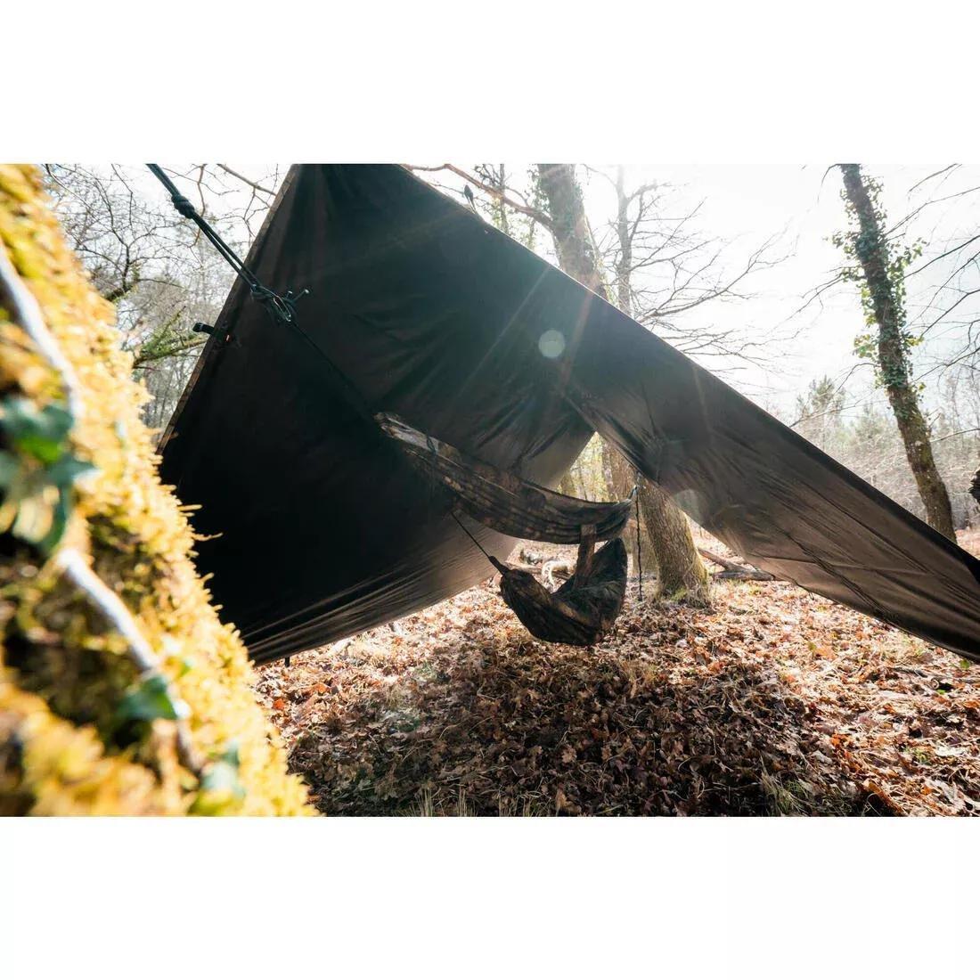 TARP Bushcraft 2.95&nbsp;x&nbsp;2.8 m Waterproof Camouflage Furtiv, Multicolour, No Color, large image number 7