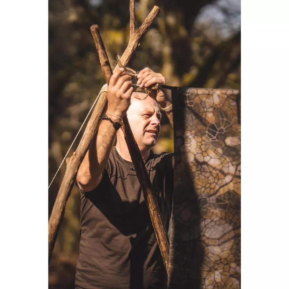 TARP Bushcraft 2.95&nbsp;x&nbsp;2.8 m Waterproof Camouflage Furtiv, Multicolour, No Color, large image number 8