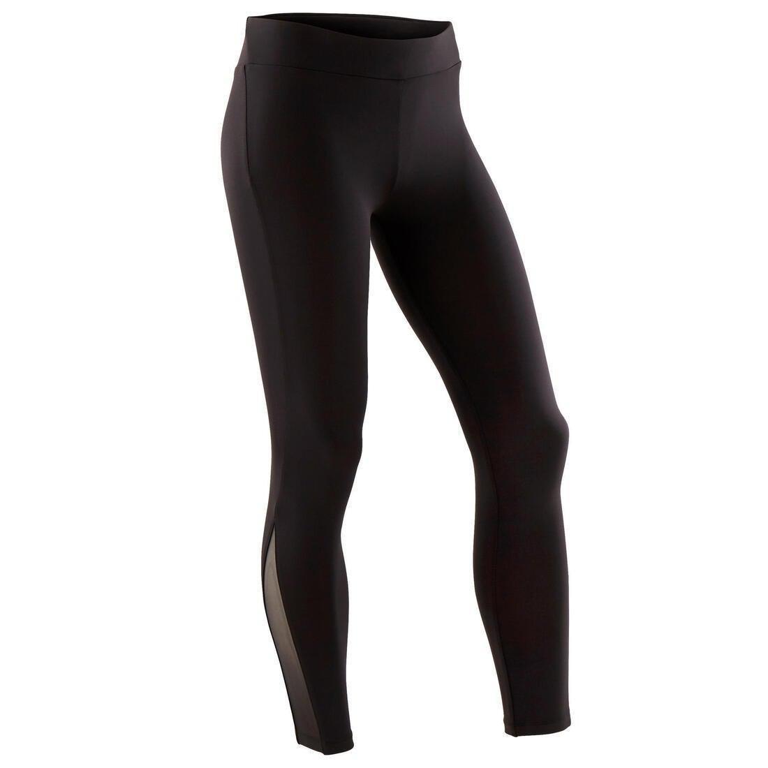 Girls' Artistic Gymnastics Leggings 500 - Black/Sequins, , large image number 2