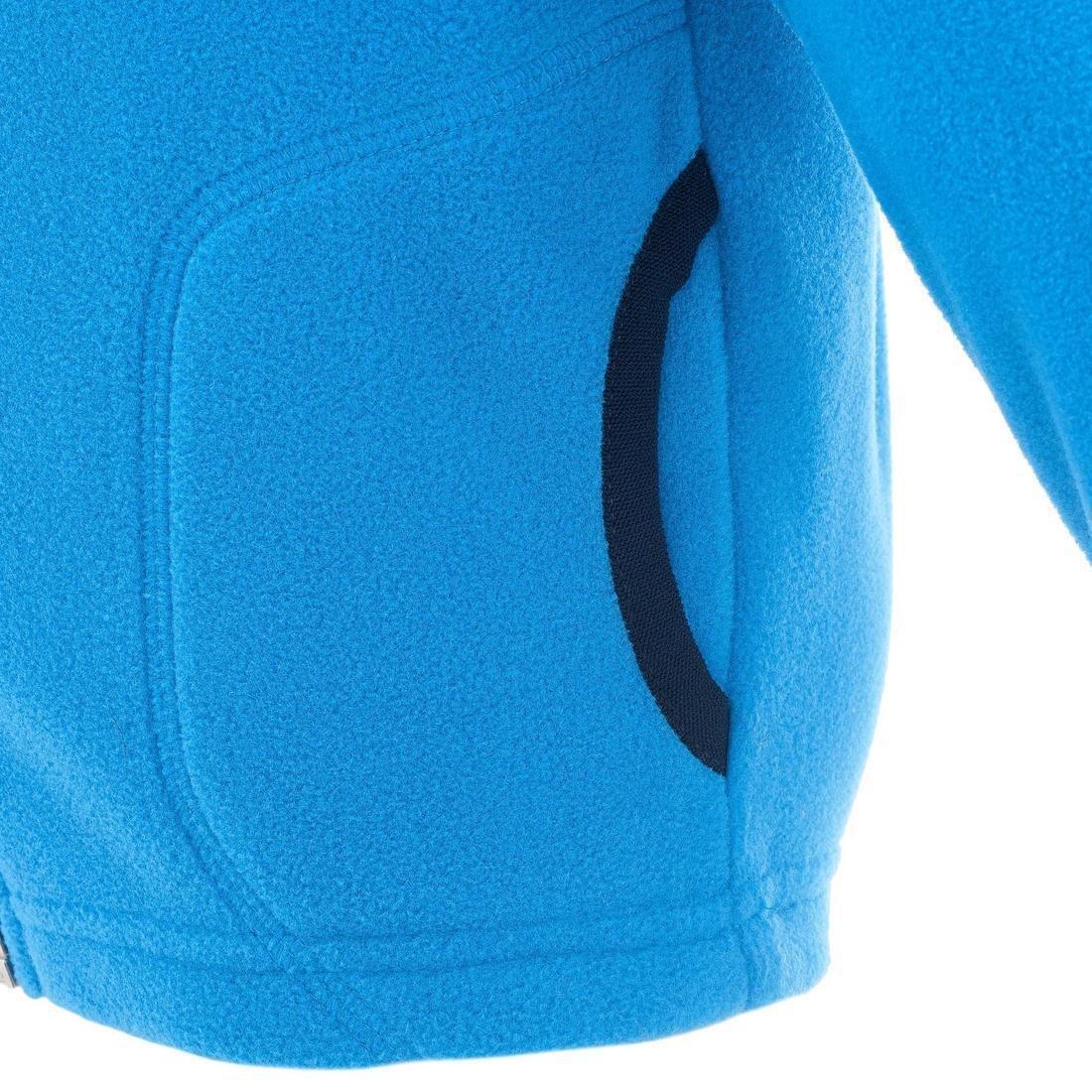 Kids' MH150 Hiking fleece Jacket, Navy, , large image number 2