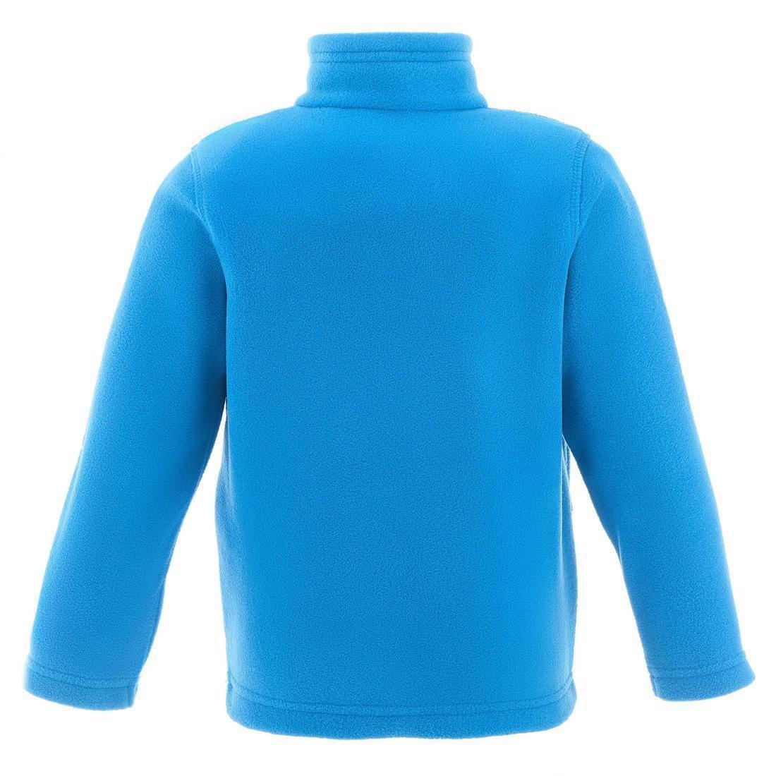 Kids' MH150 Hiking fleece Jacket, Navy, , large image number 10