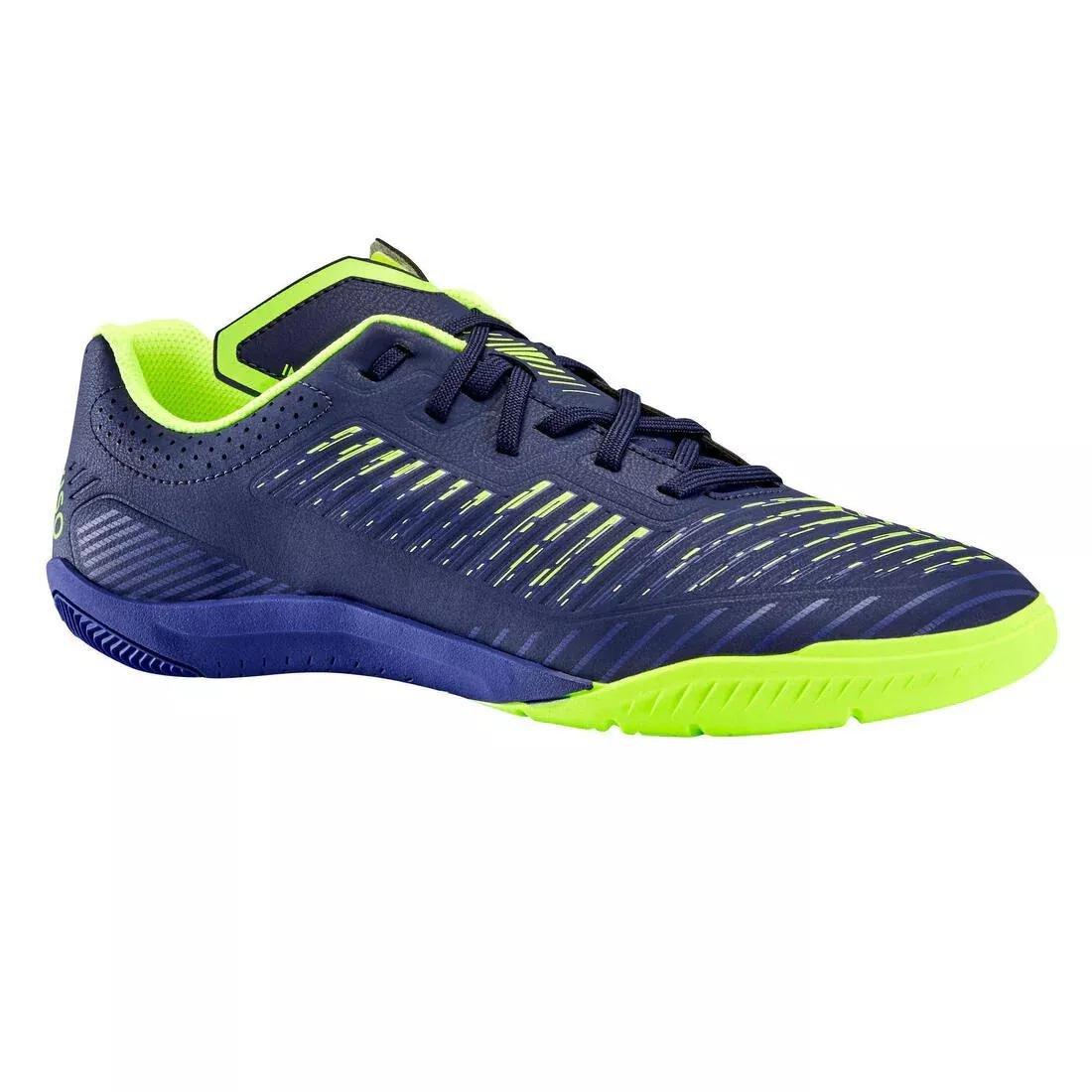 KIPSTA - Kids Futsal Shoes Ginka500, Navy Blue