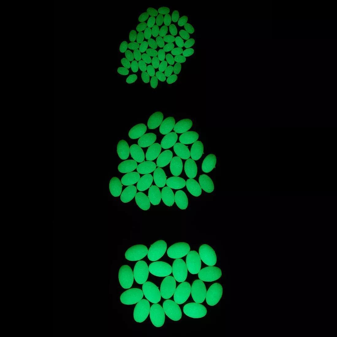 Fishing Surfcasting Hard Bead Set - 100, Phosphorescent, No Color, large image number 3