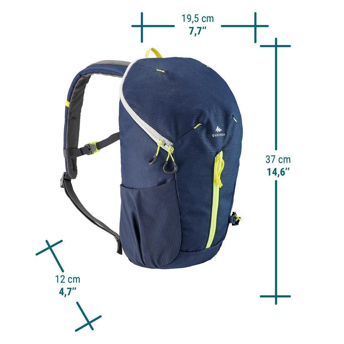 Kids' Hiking Backpack MH100, Navy Blue, No Color, large image number 2