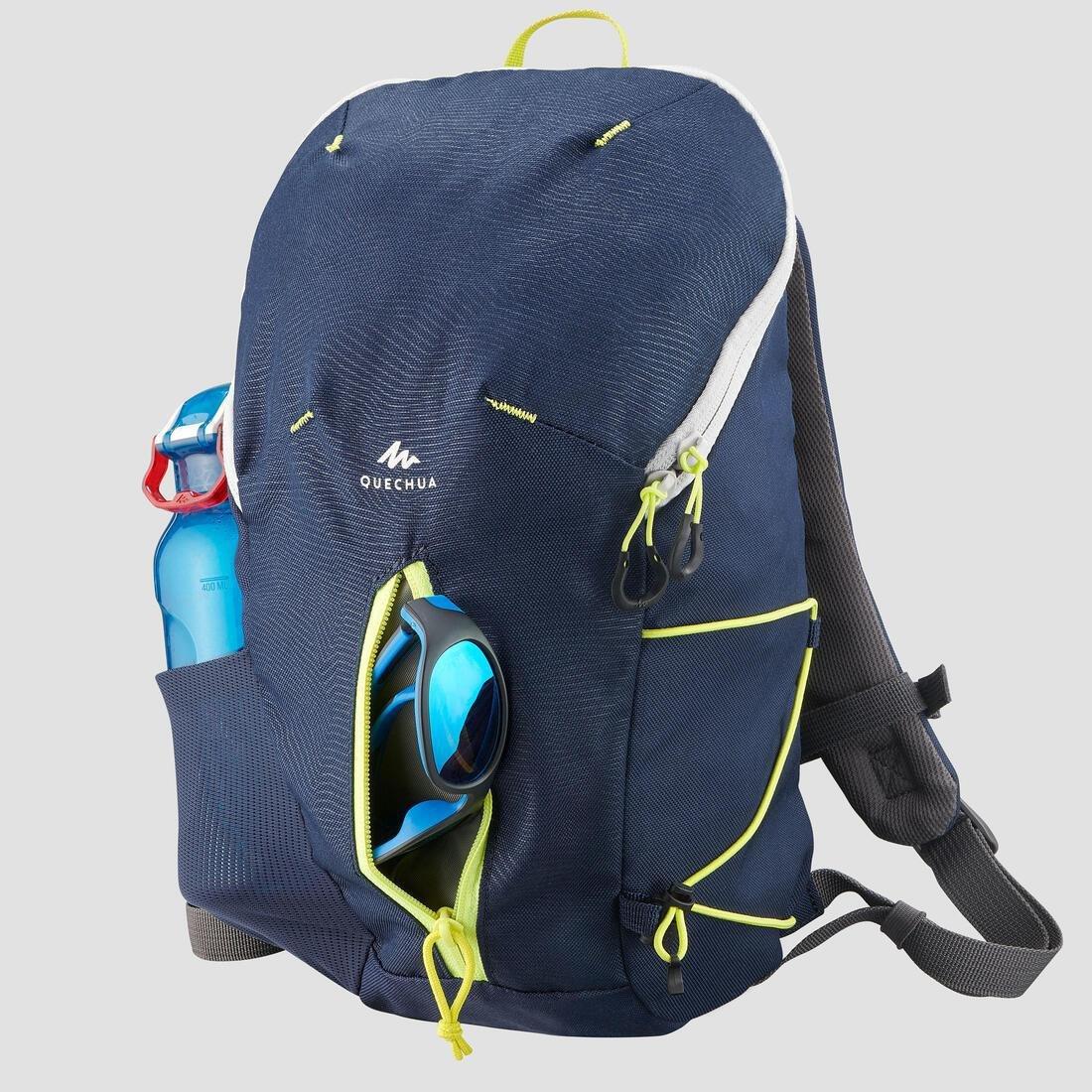 Kids' Hiking Backpack MH100, Navy Blue, No Color, large image number 4