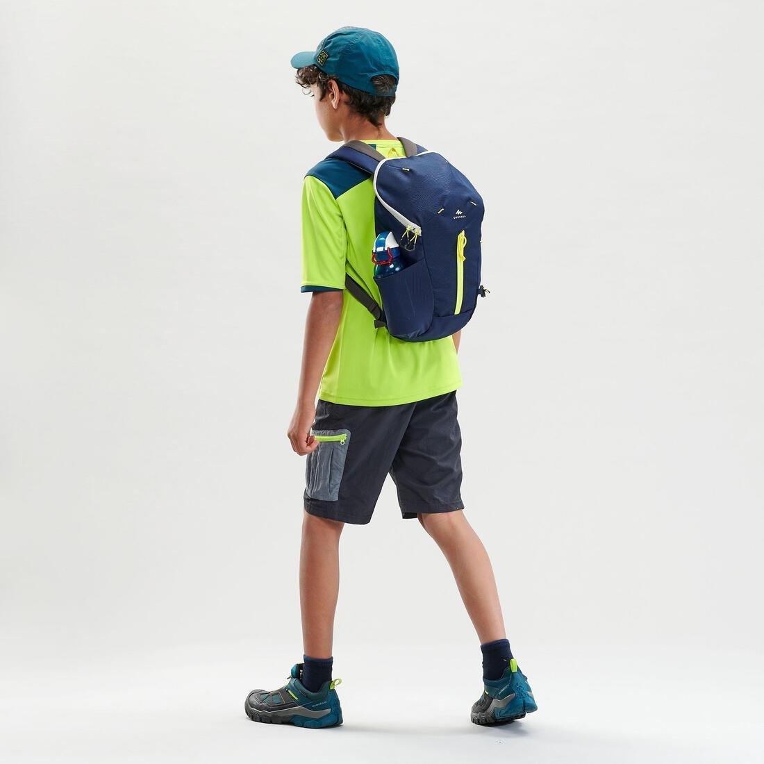 Kids' Hiking Backpack MH100, Navy Blue, No Color, large image number 5