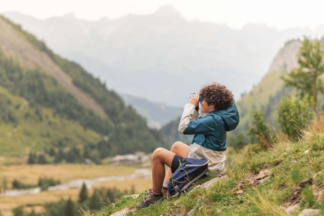 Kids' Hiking Backpack MH100, Navy Blue, No Color, large image number 12