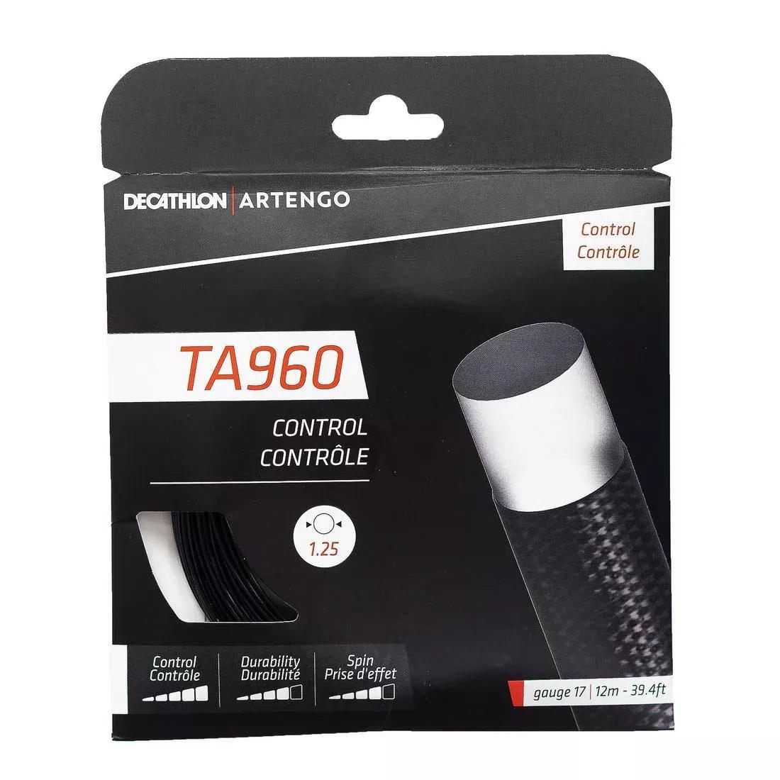 Monofilament Tennis Strings TA 960 Control, Black, No Color, large image number 0