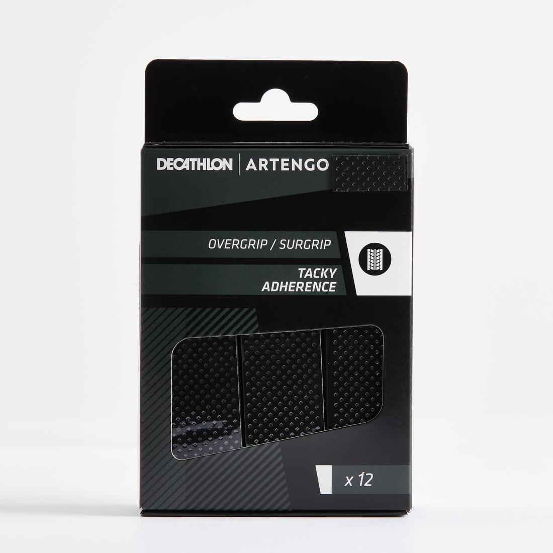 DEFAULT Tennis Tacky Overgrip x 12 - Black, No Color, large image number 0