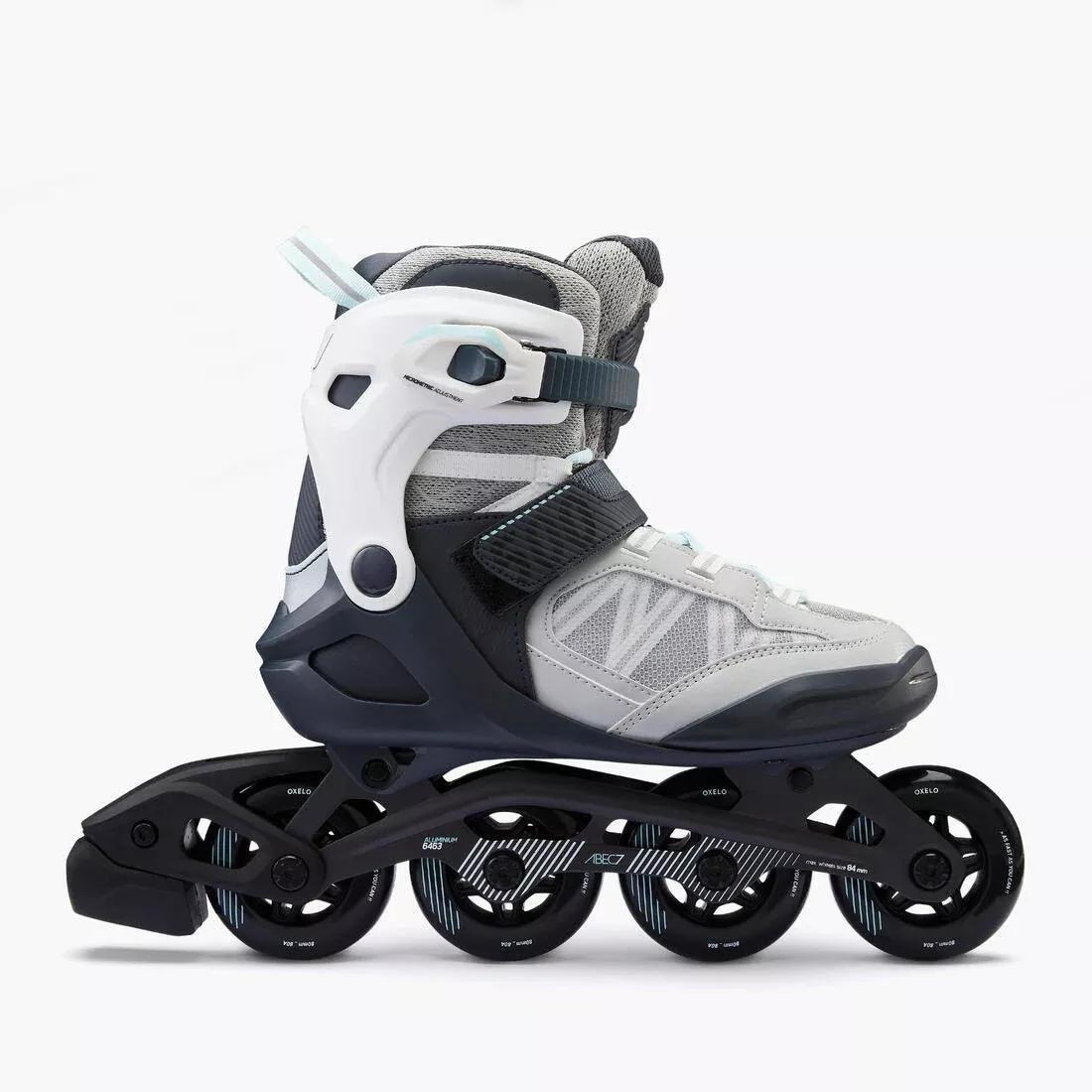 COMET GREY Adult Inline Fitness Skates FIT500 - Ice Grey, No Color, medium