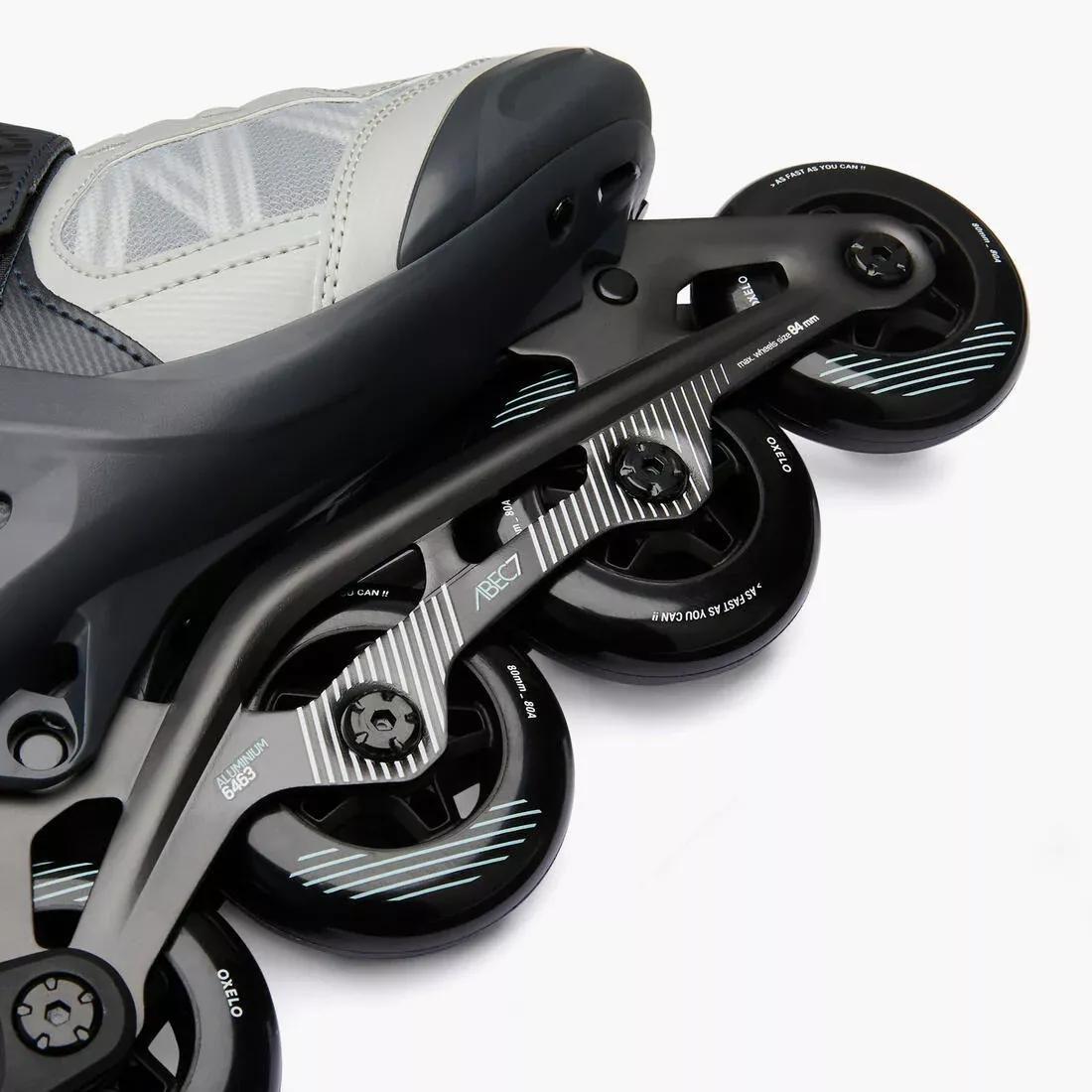 COMET GREY Adult Inline Fitness Skates FIT500 - Ice Grey, , large image number 10