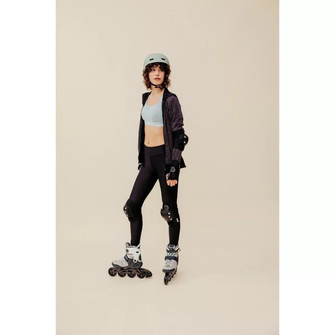 COMET GREY Adult Inline Fitness Skates FIT500 - Ice Grey, No Color, large image number 13