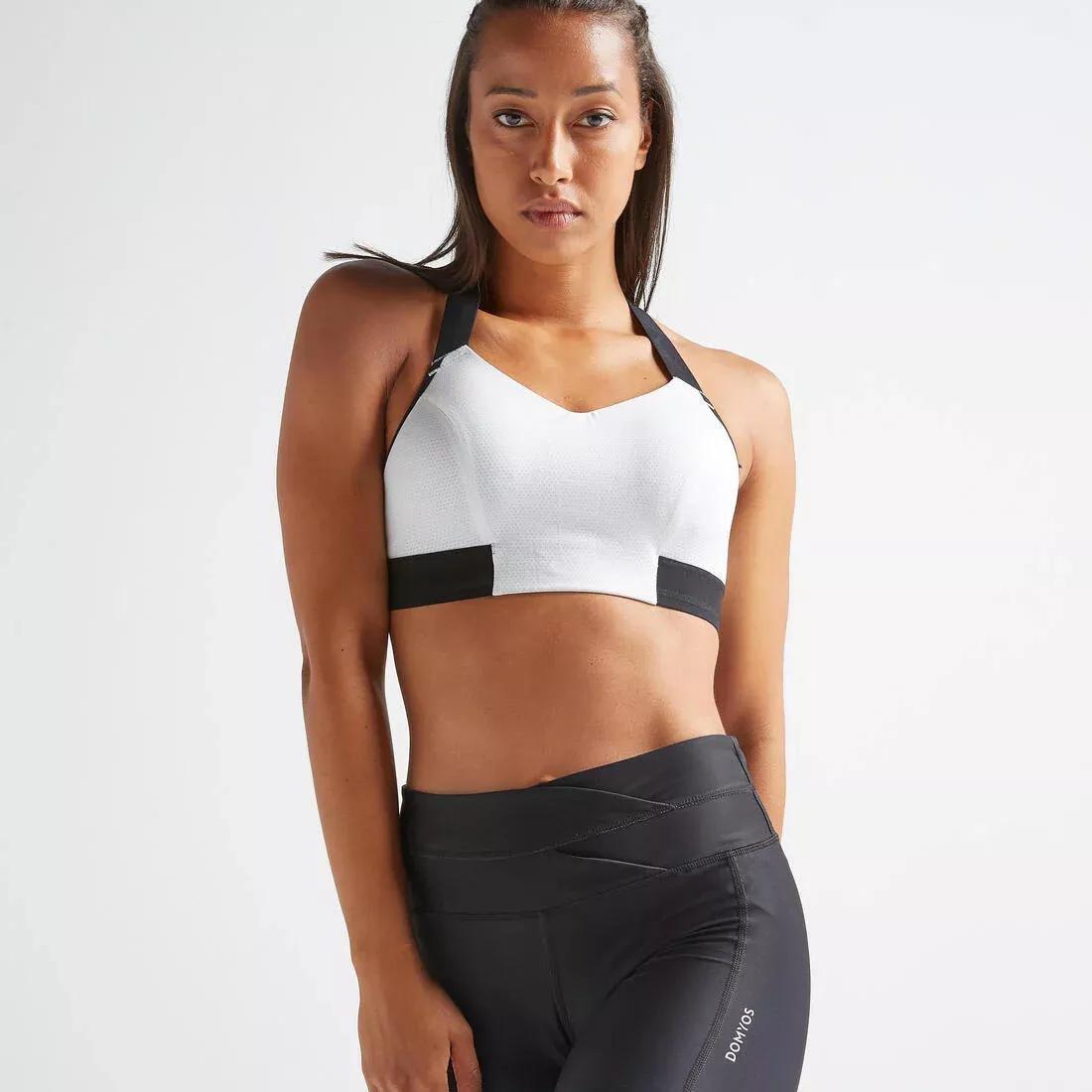 Support Fitness Bra 500, Black, , large image number 7