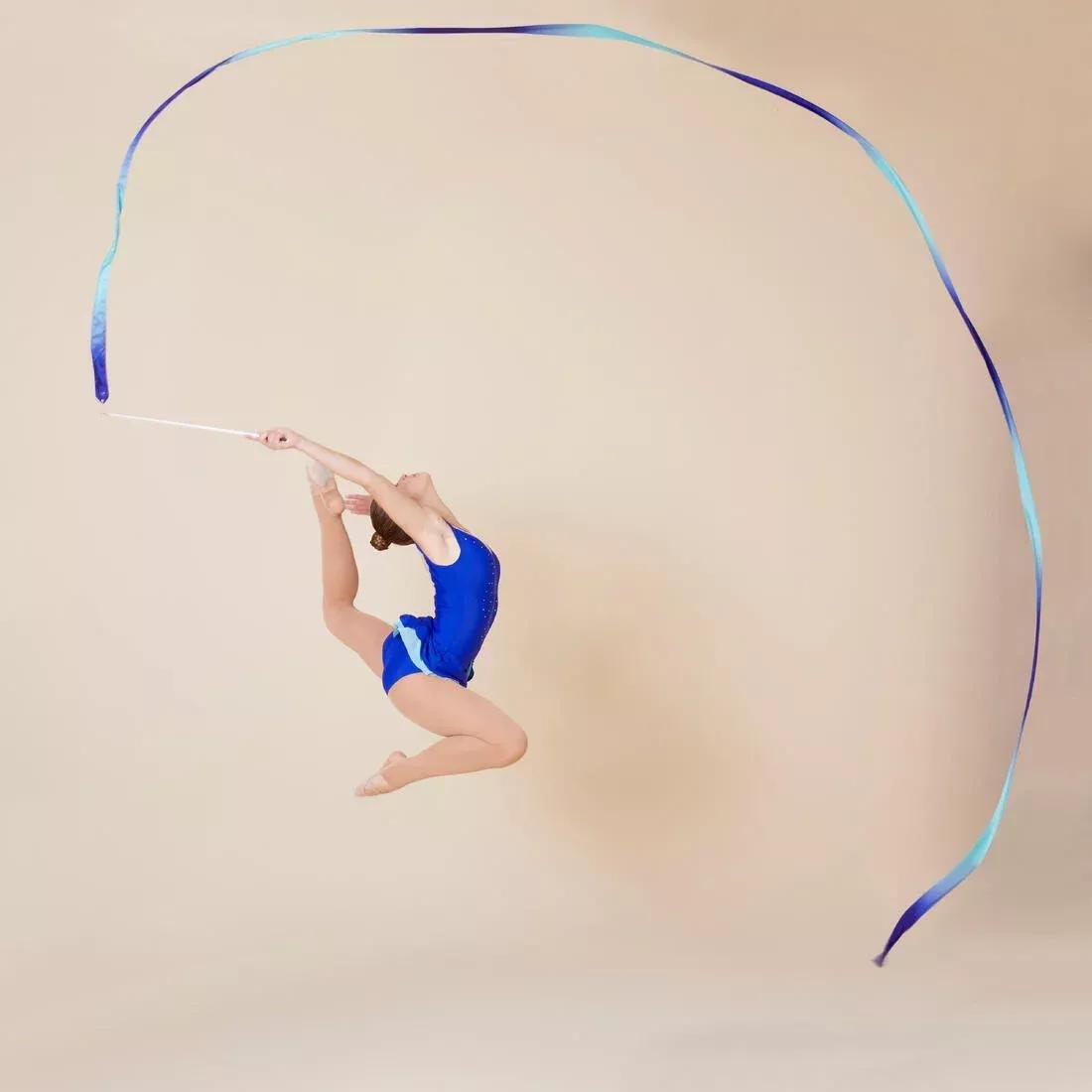 Rhythmic Gymnastics (RG) Ribbon, Customisable, Purple, No Color, large image number 14