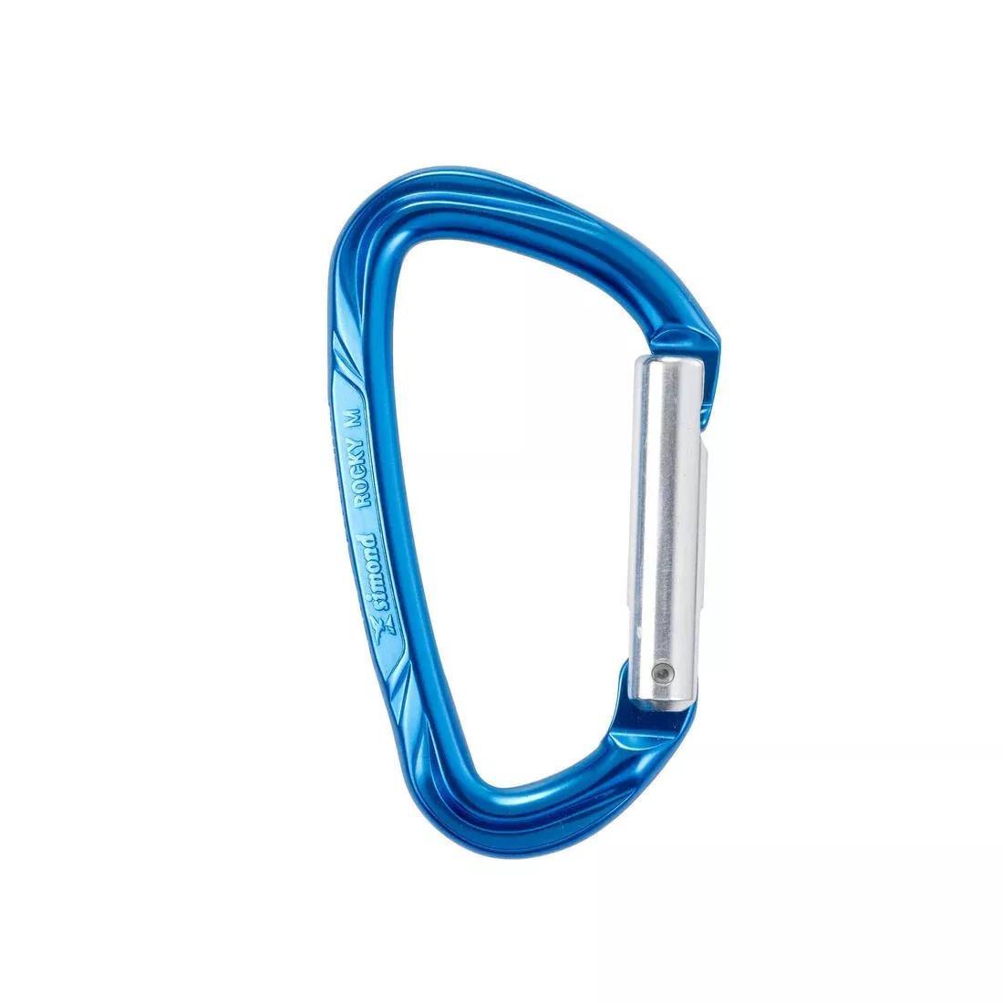 Non-Locking Carabiner - Rocky M Polished, Blue, No Color, large image number 1