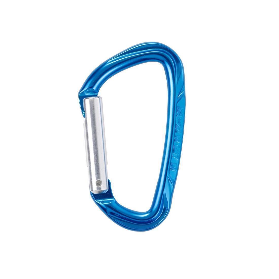 Non-Locking Carabiner - Rocky M Polished, Blue, No Color, large image number 5