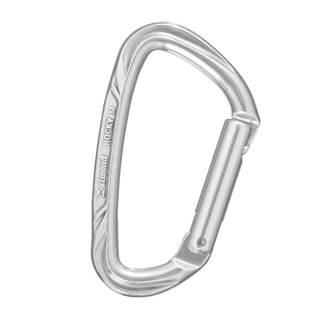 Non-Locking Carabiner - Rocky M Polished, Blue, No Color, large image number 11