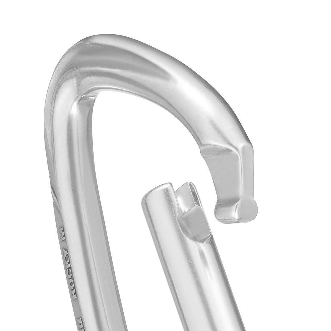 Non-Locking Carabiner - Rocky M Polished, Blue, No Color, large image number 12