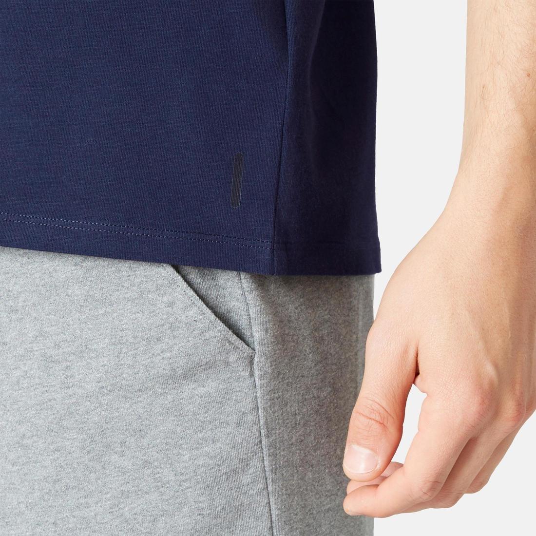 Stretchy Cotton Fitness Tank Top-Blue, No Color, large image number 6