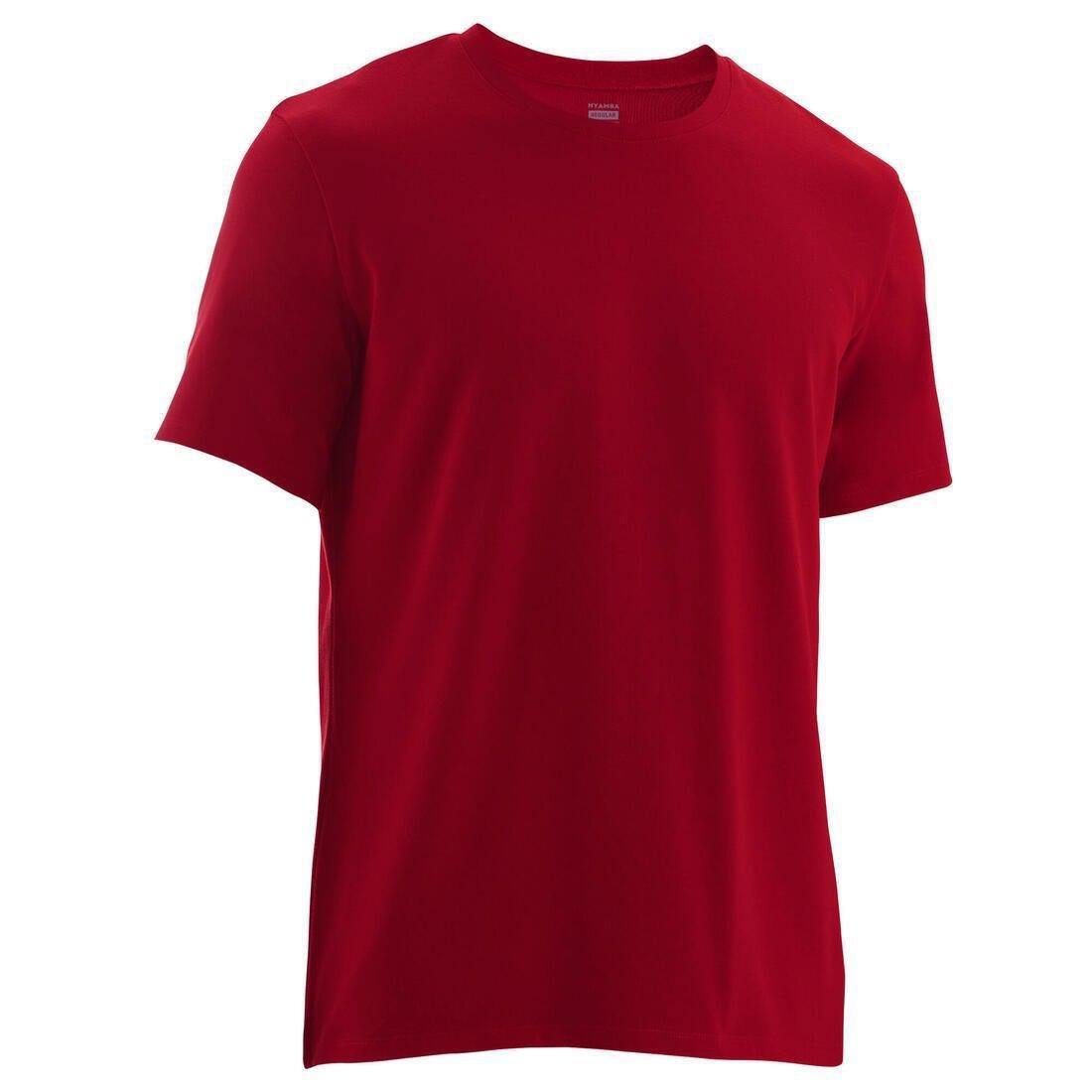 Stretch Cotton Fitness T-Shirt, Garnet Red, , large image number 5