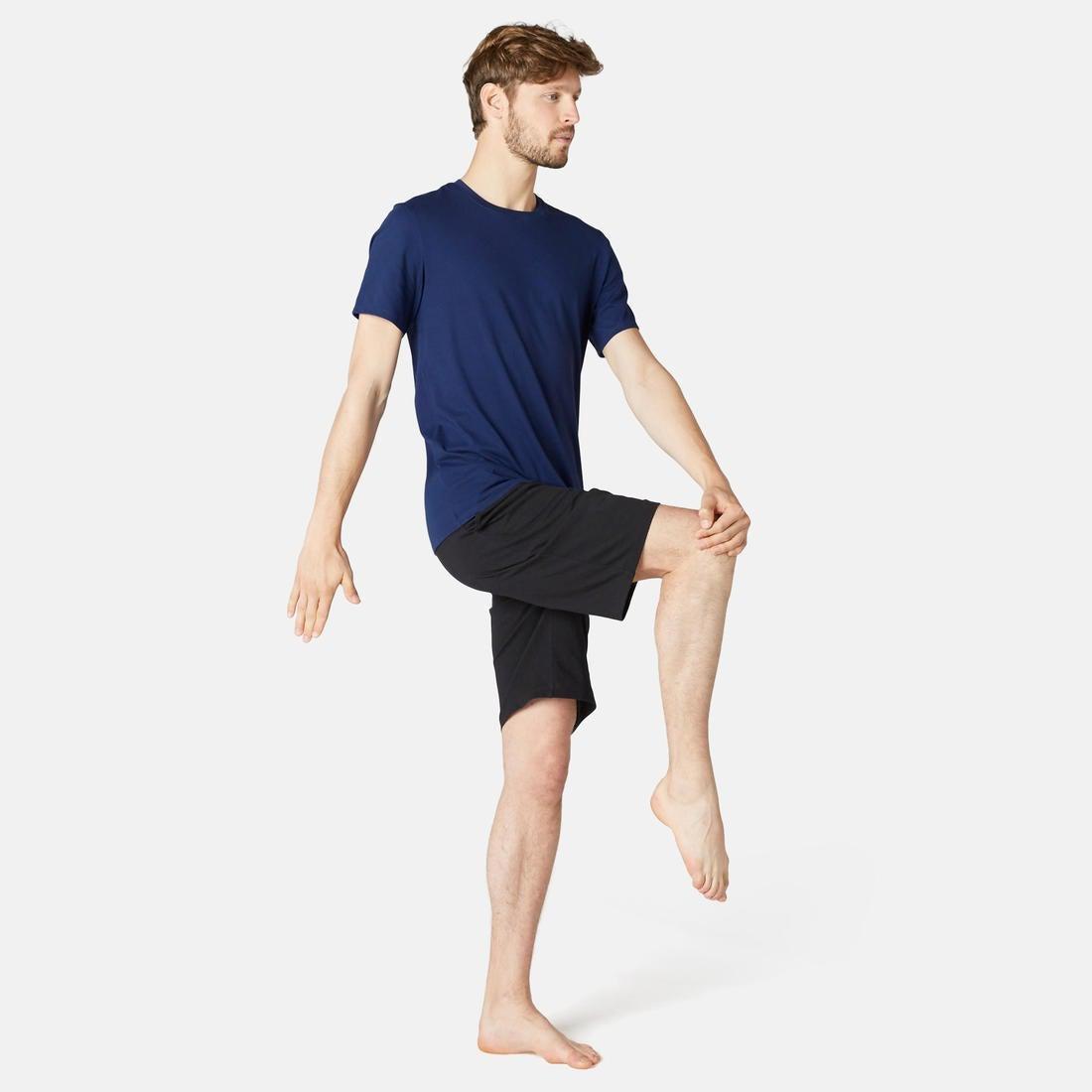 Stretch Cotton Fitness T-Shirt, Grey, , large image number 6