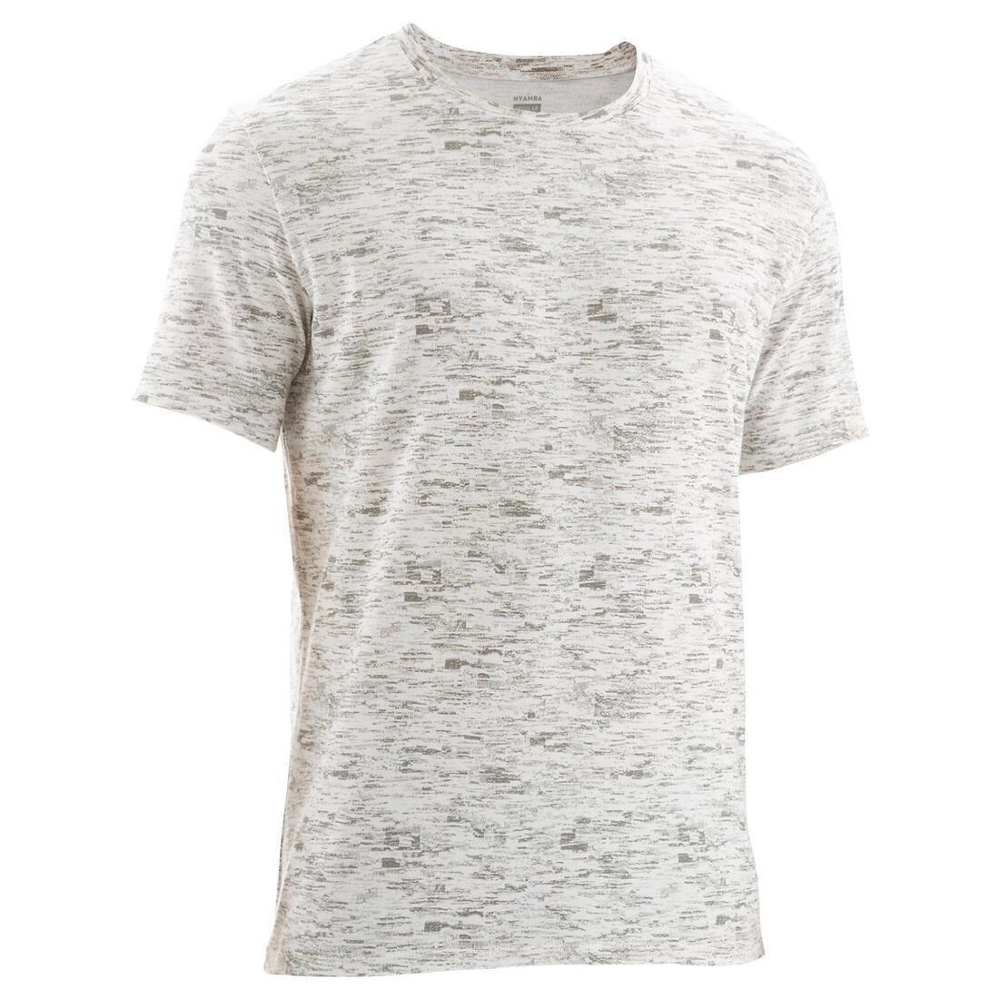 Stretch Cotton Fitness T-Shirt, Blue, , large image number 7