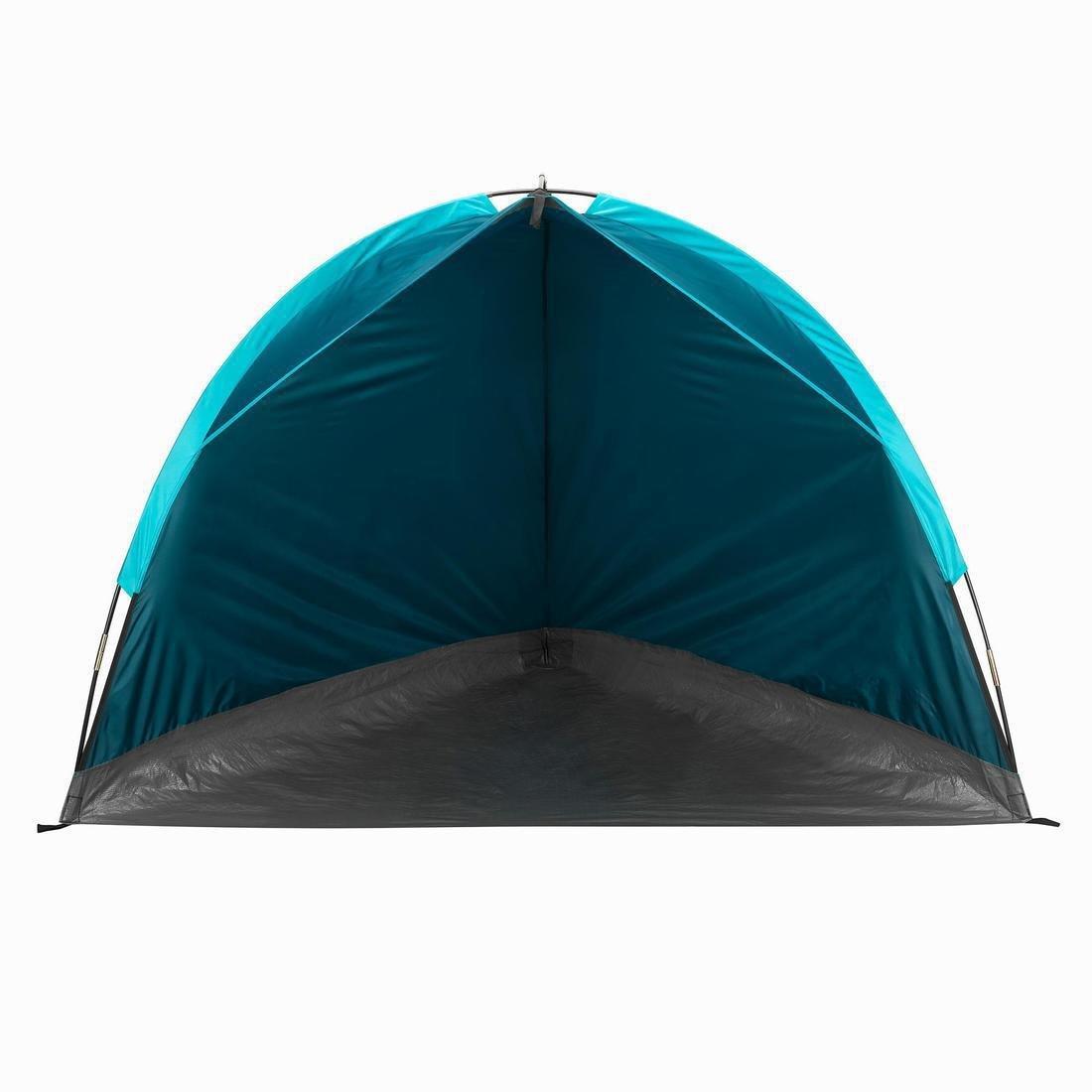 Camping Shelter (With Tent Poles) Arpenaz 0 Compact - 1 Adult To 2 Children, Dark Petrol Blue, No Color, large image number 10