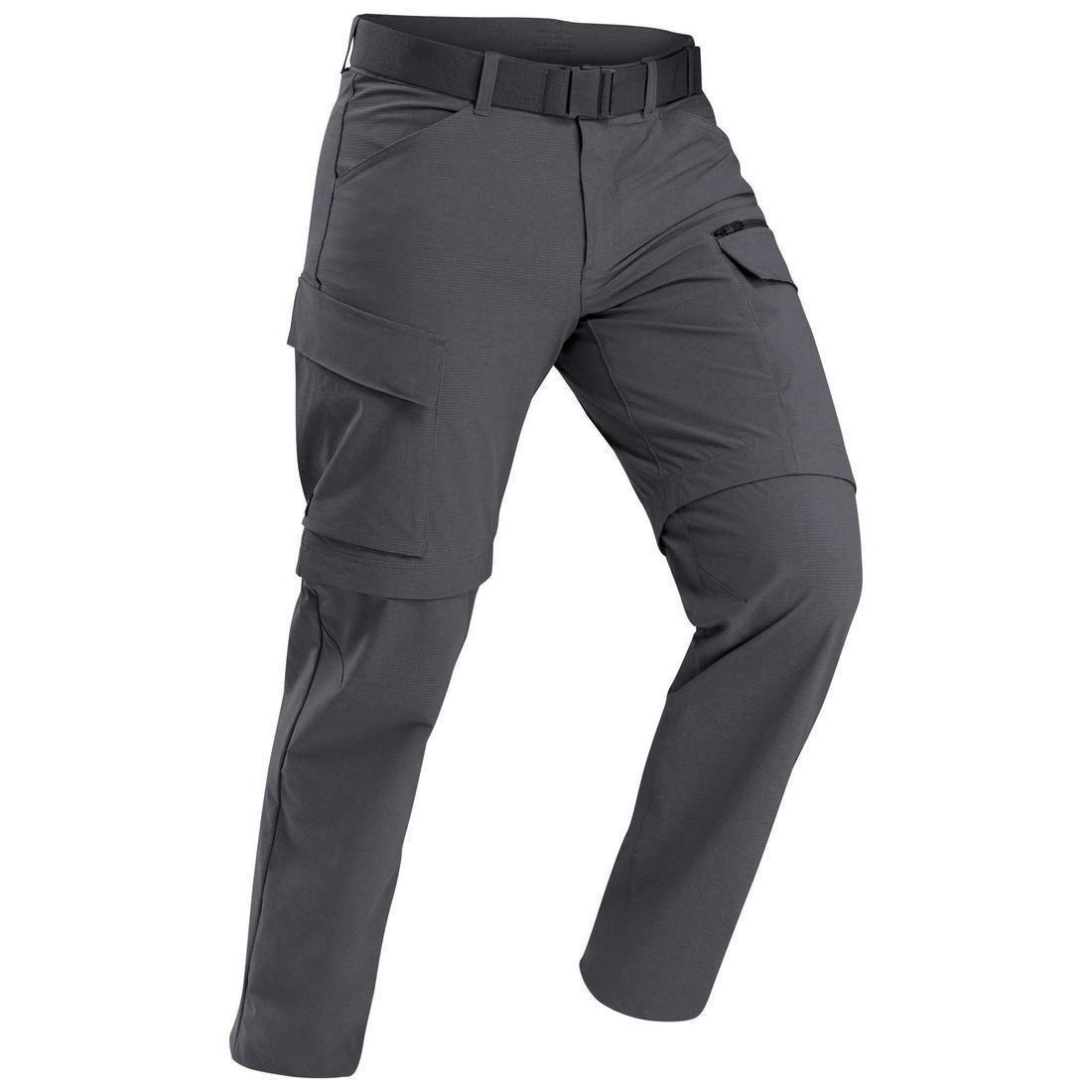 Men's Convertible Travel Trousers, Grey, , large image number 1